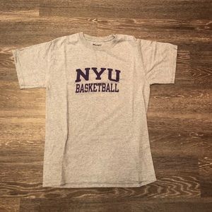 NYU basketball t-shirt